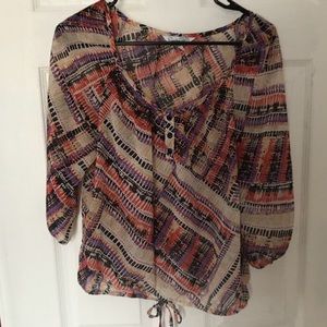 3/4 sleeve top. Size M.